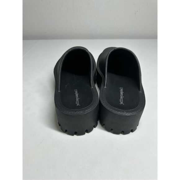 Free People X Jeffrey Campbell Bae Platform Mules Black NIB Size 8  Chunky Clogs - Picture 11 of 12